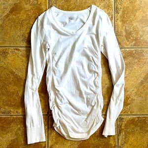 Athleta white Pure Top S